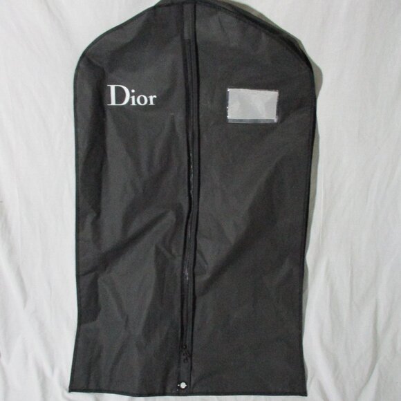 DIOR Zip Folding Garment Bag TRAVEL ORGANIZER BLACK 24 x 54 - Picture 1 of 2
